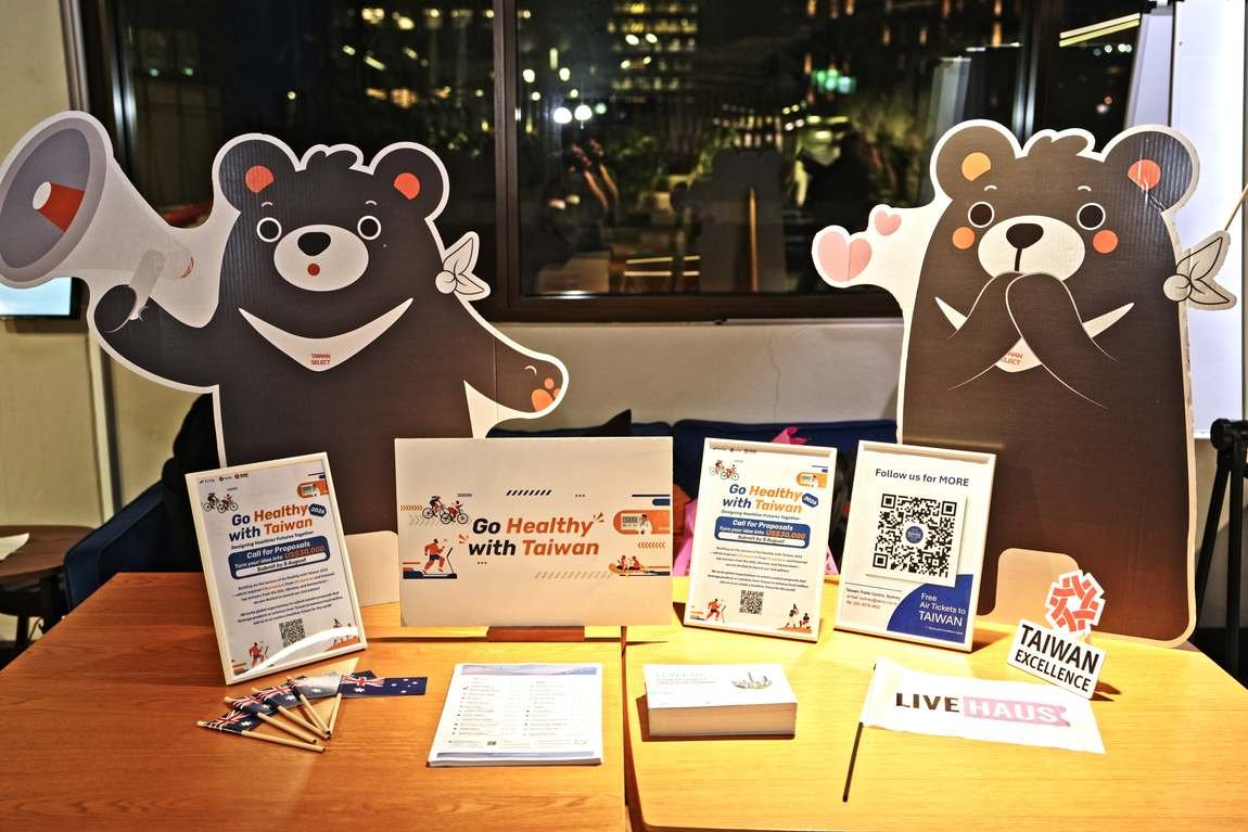 Go Healthy with Taiwan activation table